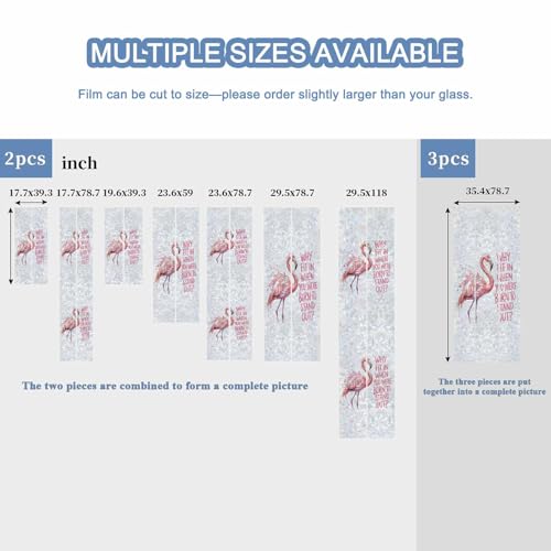 Película decorativa para ventana rosa 23.6 x 59 pulgadas miniatura 6
