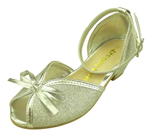 The Doll Maker Girl's Glitter Pump for Toddler/Little Kid/Big Kid