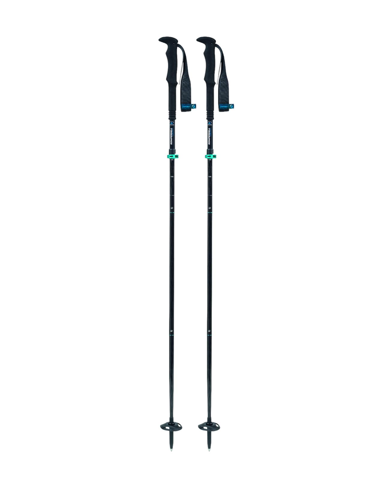Komperdell FX Lite Carbon Vario Approach Wanderstock Packmass 40 cm Länge 115?135 cm einstellbar Carbon-Aluminium-Faltstock