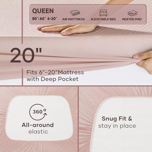 Image of OhGeni 100% Waterproof Mattress Protector 1 Count Hex Filled Bumps