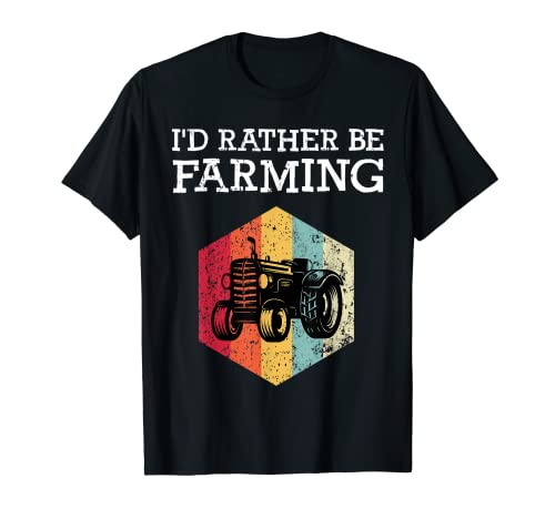 Preferirei essere trattori agricoli divertenti agricoltori agricoli agricoli Maglietta