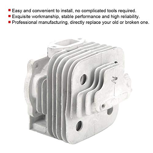 Cabeça de cilindro, 43 CC 2 tempos cabeça de cilindro do motor de motocicleta adequada para biciclet
