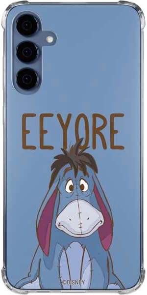 Skinit Funda transparente compatible con Galaxy S24  Diseño de retrato oficial de Disney Winnie The Pooh Eeyore