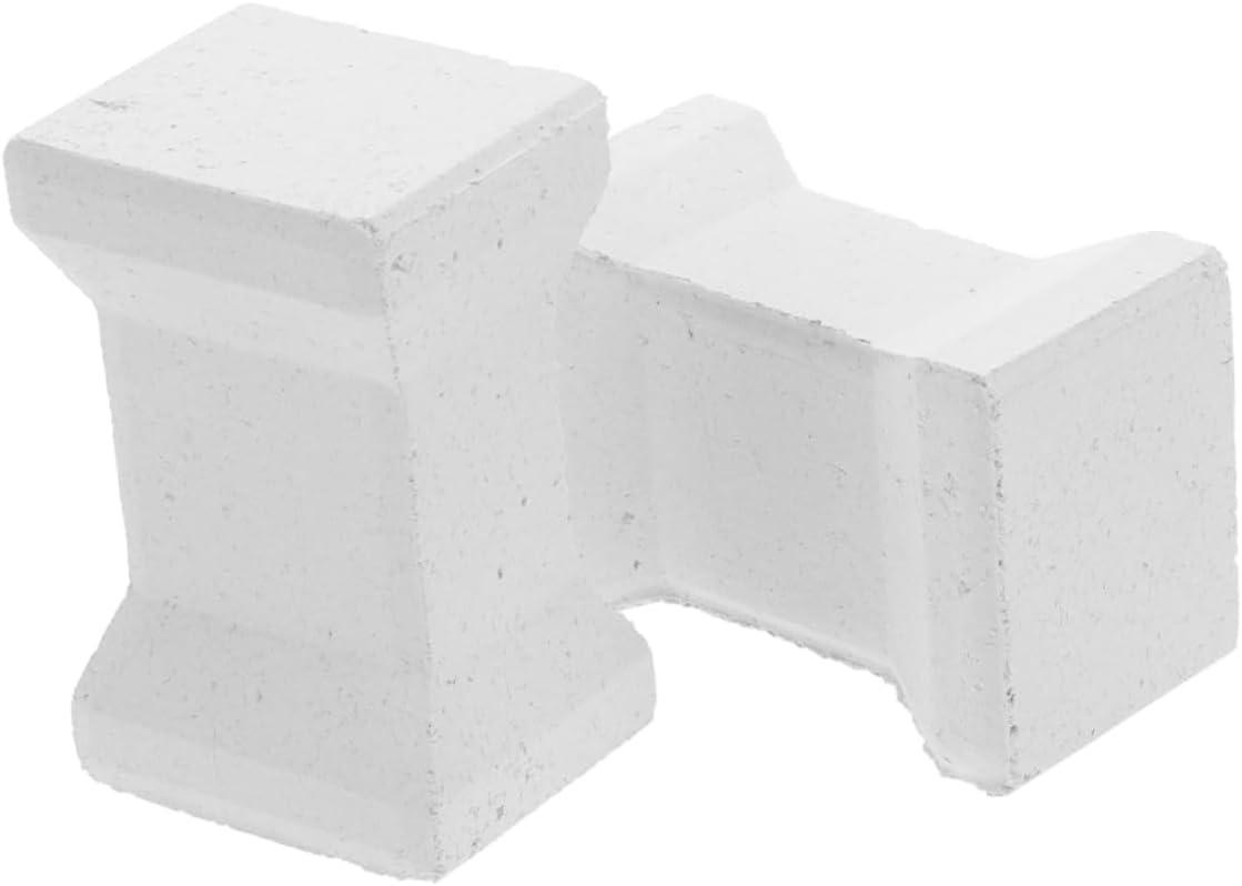 ULDIGI 2pcs Kiln Posts for Pottery Accessory Firing Support Bracket Ceramic Firing Rod Holder Reusable for Kiln Shed Pottery Supplies