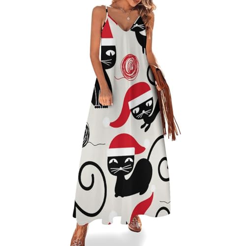 Robe longue femme été sans manches légère contre la chaleur en vacances