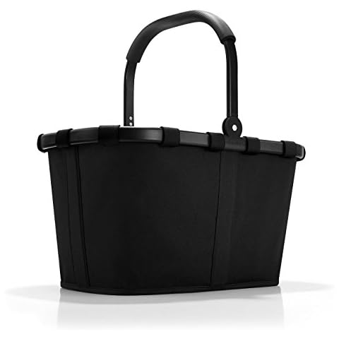 reisenthel carrybag in Schwarz - Stabiler Einkaufskorb mit viel Stauraum und praktischer Innentasche - Elegantes und wasserabweisendes Design Cover