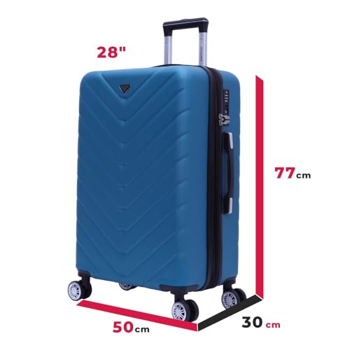 Mala de Viagem Boston Rígida 360° Santino G - ASDV223G (Azul)