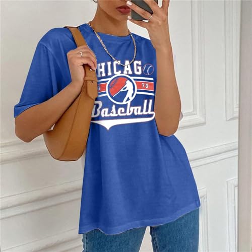 Oversized Baseball Shirt Women Vintage Baseball Graphic Tee Baseball Season Tshirt Causal Short Sleeve Tops3