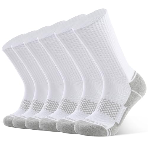 CLOSEMATE Men's Sports Cushioned Socks Size M