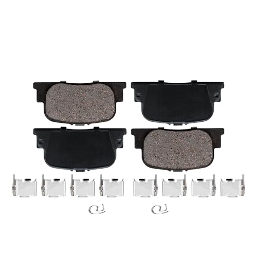 Image of Detroit Axle - REAR Brake Kit for 2000-2001 Lexus ES300 Toyota Camry Disc Brake Rotors Ceramic Brakes Pads Replacement : 10.59 inch inch Rotor