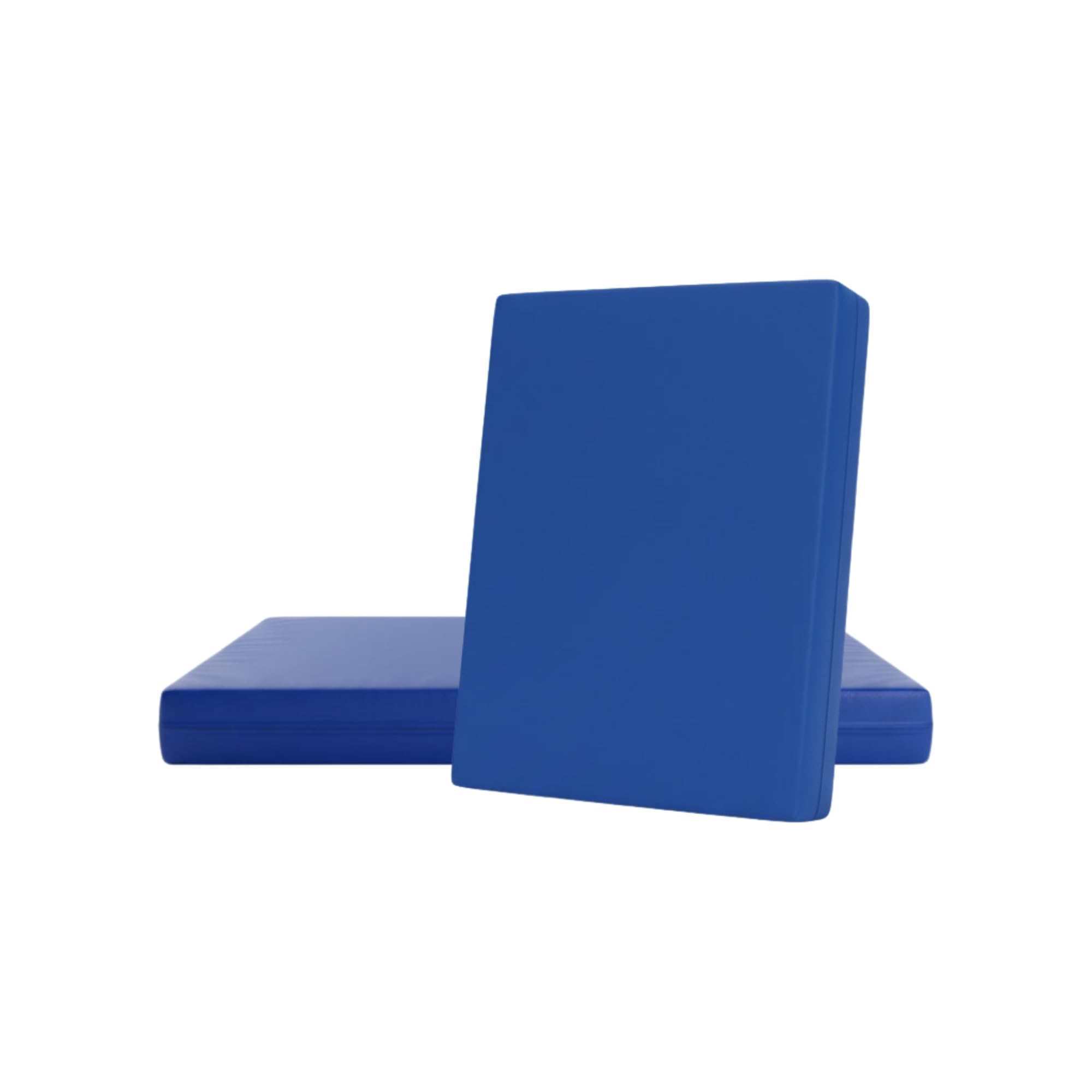 Kosiproducts Gymnastics Crash Mat, High Density Medium Firm 10cm Thick Foam, Royal Blue, 100cm x 100cm x 10cm