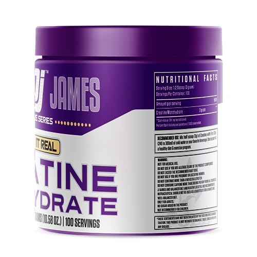Image of Dennis James Signature Series Creatine Monohydrate | 100 Servings, 300g | Premium Muscle Power & Endurance Supplement