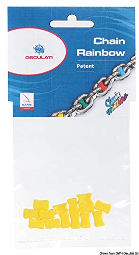 Dispositivo Segna Catena OSCULATI Chain Rainbow Verde - Per Misure Catene Navali