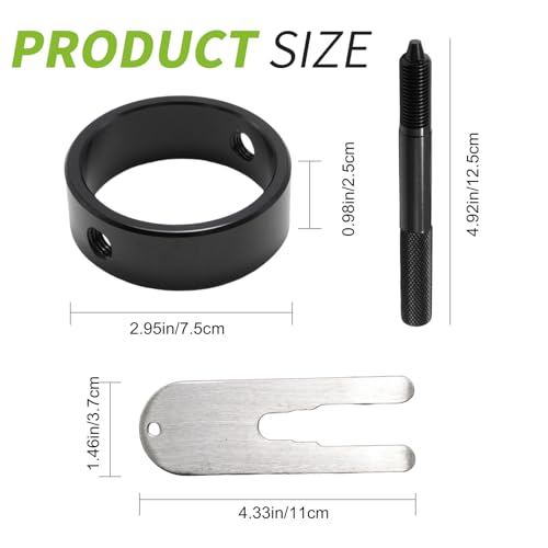 Image of Universal Motorcycle Fork Spring Compressor Tool Kit, Radial Pin Spanner and Cartridge Rod Holding Tool, Suitable for All 50cc-1300cc Motorcycle