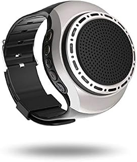 ISCREM Wireless Watch Speaker Portable Wearable Mini Sport Stereo Subwoofer with Speakerphone, Multi