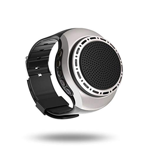 ISCREM Wireless Watch Speaker Portable Wearable Mini Sport Stereo Subwoofer with Speakerphone, Multi
