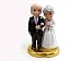 Figura tarta bodas de oro 50 aniversario GRABADA muñecos PERSONALIZADOS pastel o...