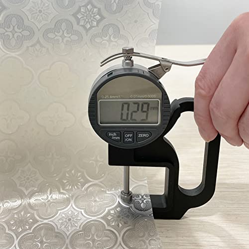 Privacy Window Film Vintage 3D Floral Etched Glass Door Film Window Cling Uv Blocking Static Cling Window Covering Stickers Tints For Home And Office,17.5 Inches By 78.7 Inches #TOP6