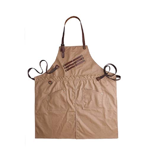 tablier Tabline de toile Tablier Chef Catering Fleuriste Fleuriste Carpenter Tatouage Artiste peintre jardinier travail usure