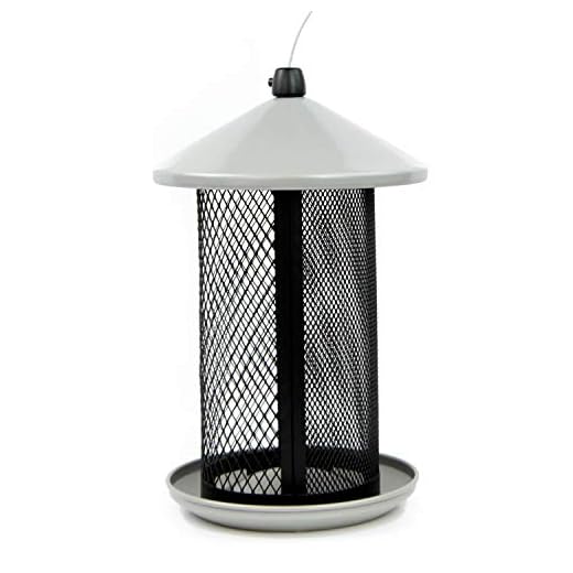 Perky-Pet Dual Mesh Wild Bird Seed Feeder - Holds up to 2.85 lb Wild Bird Seed - Dual Compartment for Seeds and Thistle - TSS00349