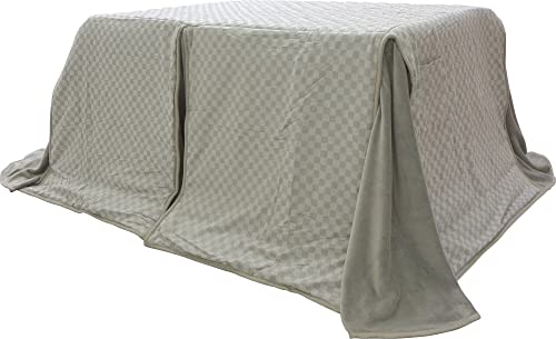 ハイタイプ こたつ布団 長方形 235 285 高級ジャガード 綿 あったか 高暖卓 コタツ布団 (235x285, 高暖卓マスグレー)