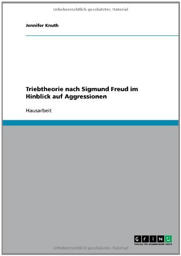 Triebtheorie nach Sigmund Freud im Hinblick auf Aggressionen eBook