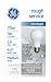 GE Lighting 72530 75 Watt 130 Volts A19 Rough Service Light Bulb