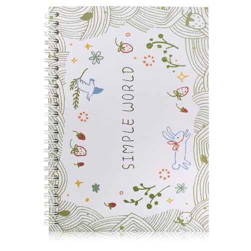 Zimoer A5 Album de Colección de Pegatinas, Álbum de Colección de Calcomanías, Calcomanías Reutilizables para Libros, Colección de Calcomanías de Actividad, Libro de Pegatinas en Blanco (Blanco)