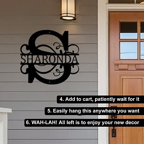 Personalized-Last-Name-Metal-Signs-Split-Initial-Letter-Custom-Family-Name-Sign-for-Wife-Husband-Wedding-Housewarming-Gift-Monogram-Signs-for-Front-Door-Indoor-Outoor-Bedroom-Wall-Decor-Black-12 Personalized Last Name Metal Signs Split Initial Letter Custom Family Name Sign for Wife Husband Wedding Housewarming Gift Monogram Signs for Front Door Indoor Outoor Bedroom Wall Decor Black 12