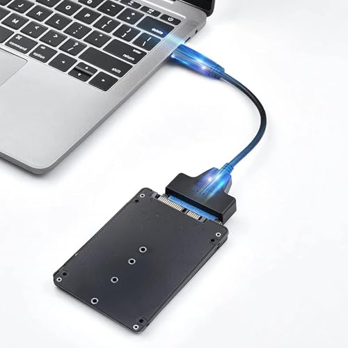 Adaptador M.2 NGFF SATA a SATA III con carcasa de aluminio miniatura 3