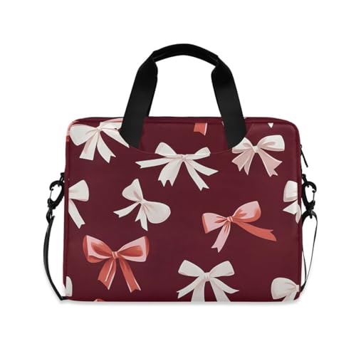 Funda para portátil ALAZA diseño moños rojo blanco 13-15.6"