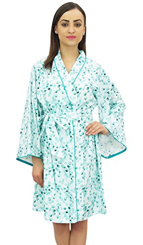 Bimba Hoja De Mujer Impresa Popelina De Damasco Traje De Bano Rodapie Ropa De Dormir - 52