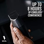 Bevel Beard Trimmer for Men - Limited Edition Black Cordless Trimmer, 8 Hour Rechargeable Battery Life, Tool Free…