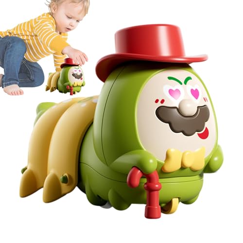 Juguete de oruga - juguete para caminar | Juguetes que se arrastran para niños, juguete para caminar para animales para niños niñas, juguete de actividad para niños en edad preescolar, juguetes