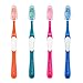 Personalized SmileGoods A392 Toothbrush, 39 Tuft, Soft Bristle, 144 Individually Packaged Premium Toothbrushes, Assorted Colors Bulk Pack