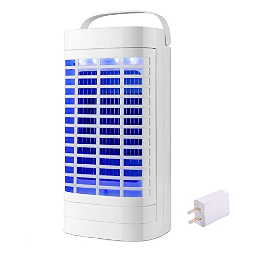 Lámpara eléctrica para Matar Moscas, Repelente de Mosquitos eléctrico, Trampa física para Mosquitos, Utilizada para Matar Mosquitos, Moscas, Asesinos comerciales, lámpara Trampa para Insectos, Negra,