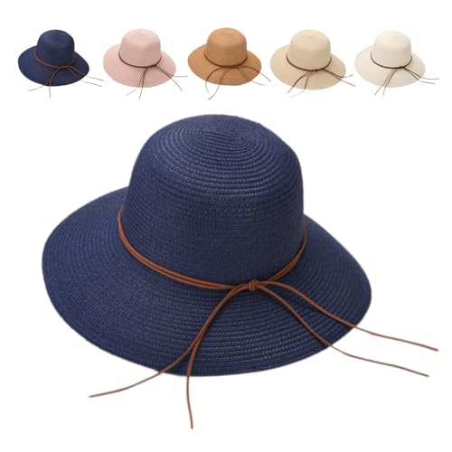 Sombrero de playa para mujer con ala ancha UV