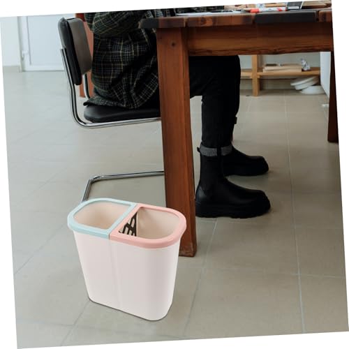 Caneca de basura dual VICASKY sin tapa para baño y cocina miniatura 5