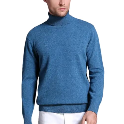 Pull tricoté 100% laine homme Kelsiop : fini le froid hivernal avec ce col épais