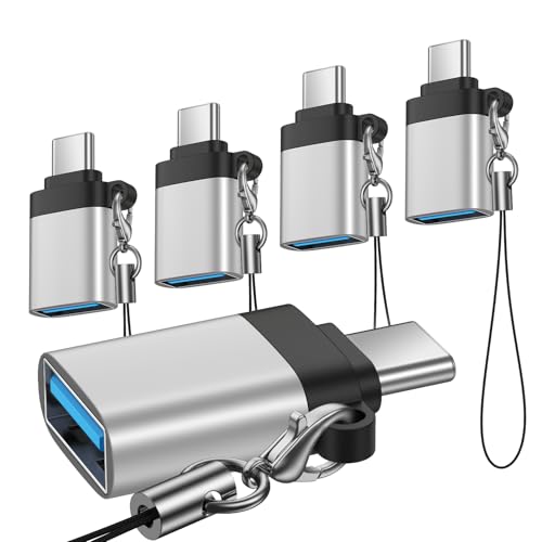 USB C to USB Adapter,5Pack Type C OTG Converter, Type C Male...