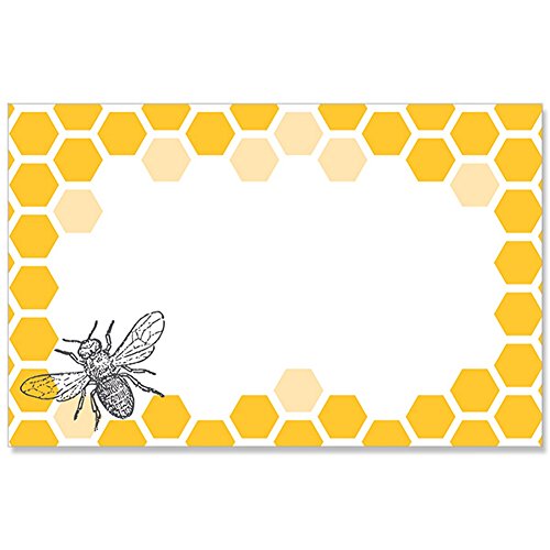Bumblebee and Honeycomb Enclosure Cards or GiftTag