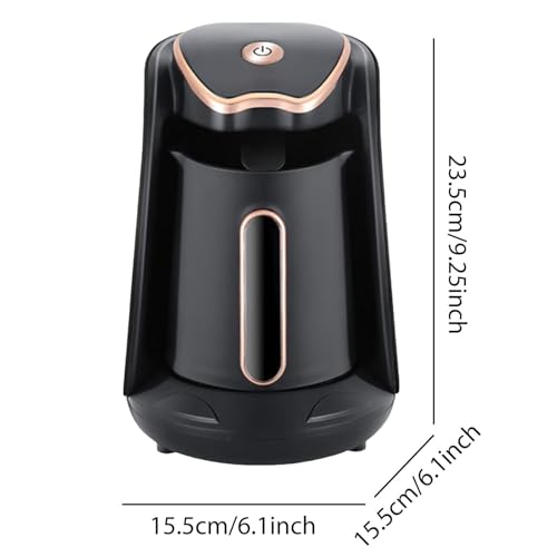 Image of Automatic Turkish Coffee Maker EU 220V Plug 9.2X6.1Inch Black Color 1-4 Cups|Home & Garden|Kitchen, Dining & Bar|Small Kitchen Appliances|Coffee & Tea Makers|Espresso Machines
