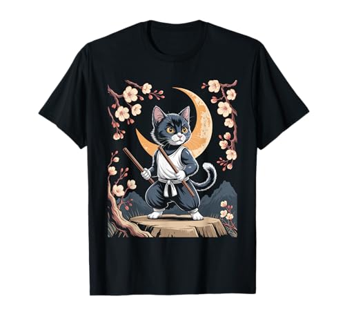 Ya en mundofriki.es: Kung Fu Cat Hanbo Eskrima Kungfu Kali Kitten Artes Marciales Camiseta
