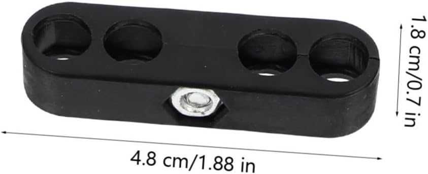 Car Ignition Wire Separators Kit Black Abs Spark Plug Wire Dividers Heat Resistant with Wrench