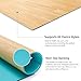 Tristcily Marley Dance Floor, 6MM Thick-4x6Ft Portable Dance Floor Mat for Ballet Jazz & Pop,Wood Grain Non-Slip Shock-absorbing Exercise Flooring for Home, Dance Schools-PVC Practice Floor for Adults