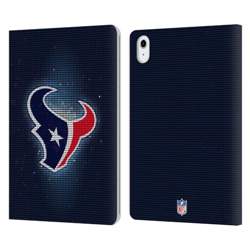 Funda de Cuero iPad Air 2020 NFL Houston Texans Carcasa Libro LED