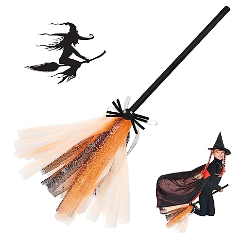 Occasioni: il manico della scopa da strega di Halloween è adatto per Halloween, carnevale, feste a tema, spettacoli in costume, attività scolastiche, spettacoli teatrali, casa infestata, festival, servizi fotografici, concorsi in costume, cosplay, fotografia, feste in costume, feste in maschera, ecc. È anche un regalo ideale per tuo figlio, figlia, nipote o nipote per vivere insieme un meraviglioso Halloween e organizzare una festa indimenticabile di Halloween.