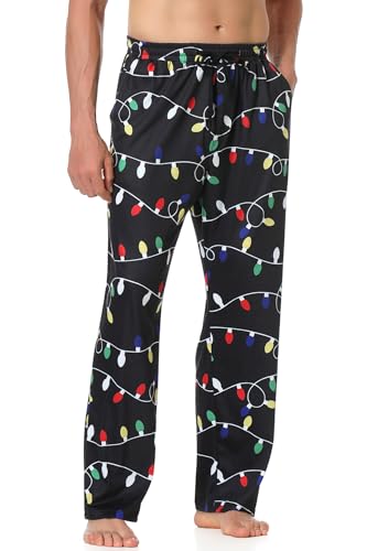 Chrismas Pajama Pants for Men Men's Sleepwear with Ugly Pajama Bottoms