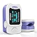 Produktbild HYLOGY Pulsoximeter, MD-H10 Finger Oximeter Blutsauerstoffsättigung Monitor mit OLED Display, Herzfrequenz Oximeter, Mehrweg