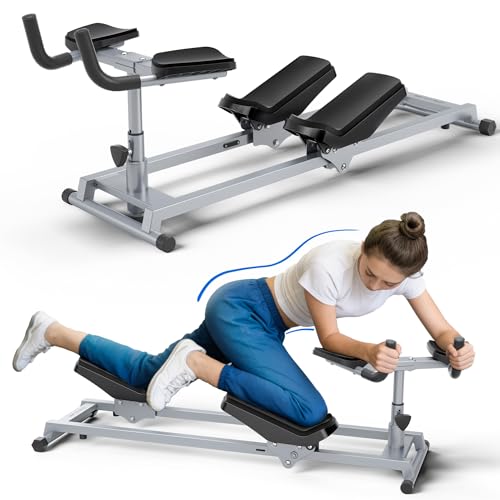 seanleecore Primal Crawl & Spine Twist and Stretch Trainer – Full Body Low-Impact Cardio Machine with Adjustable Hand Grips, Knee Support & Steel Frame | Home Gym Equipment
